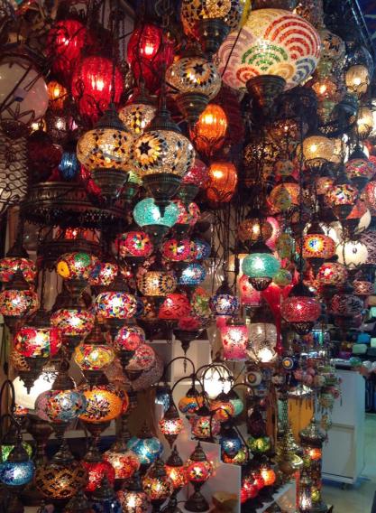 Lantern shop at the Grand Bazaar