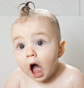 Surprised baby