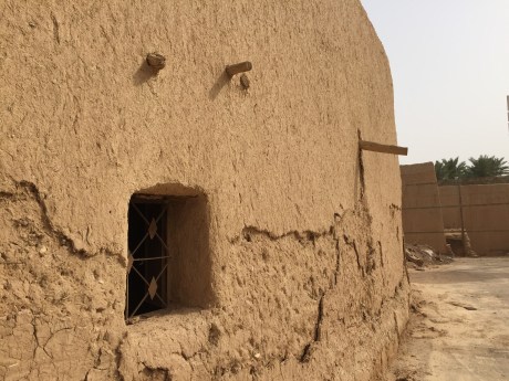 Window and wall, historic Diriyah, Riyadh