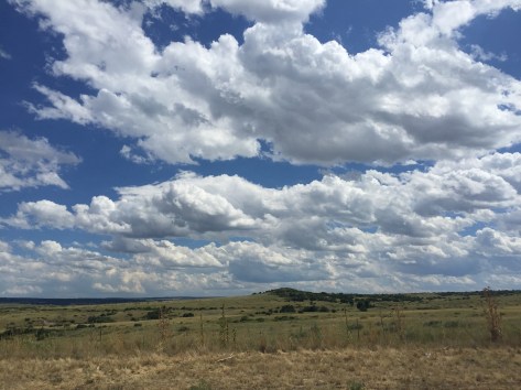 Colorado sky, Castle Rock