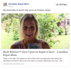 Canadian Expat Mom Lisa Webb on release day